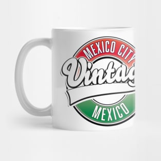 Mexico City, Mexico vintage logo. Mug